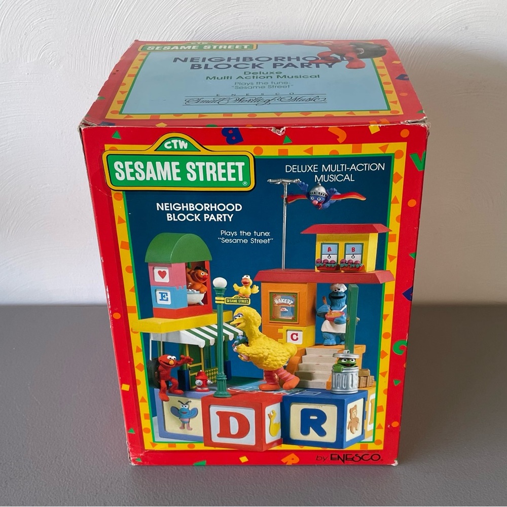 Enesco Sesame Street Neighborhood Block Party Music Box - Picture 7 of 8